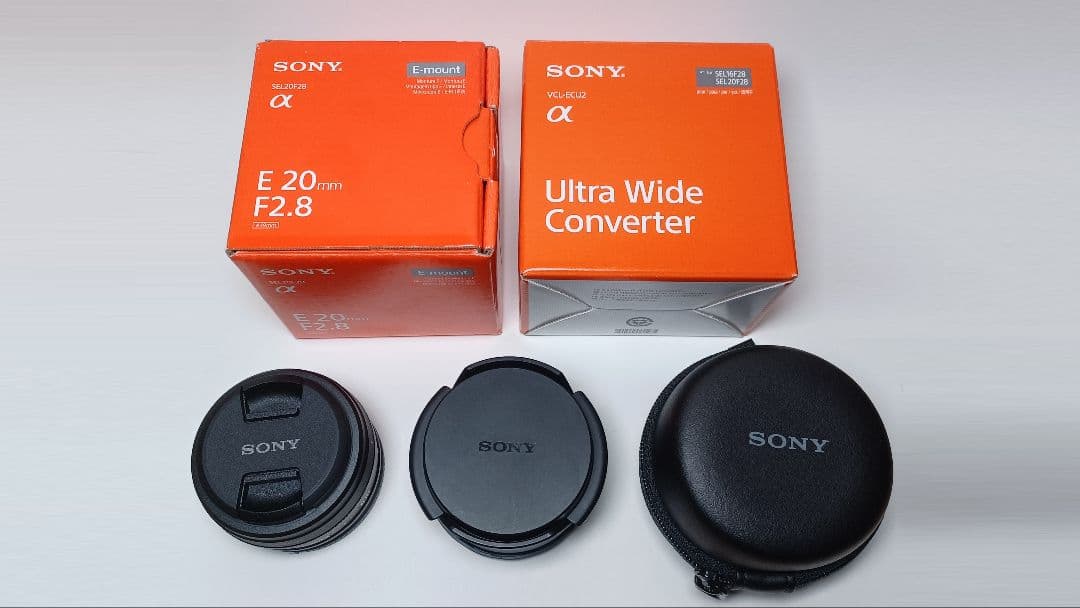 セット品★Sony SEL20F28｜VCL-ECU2 ウルトラワイドコンバータ