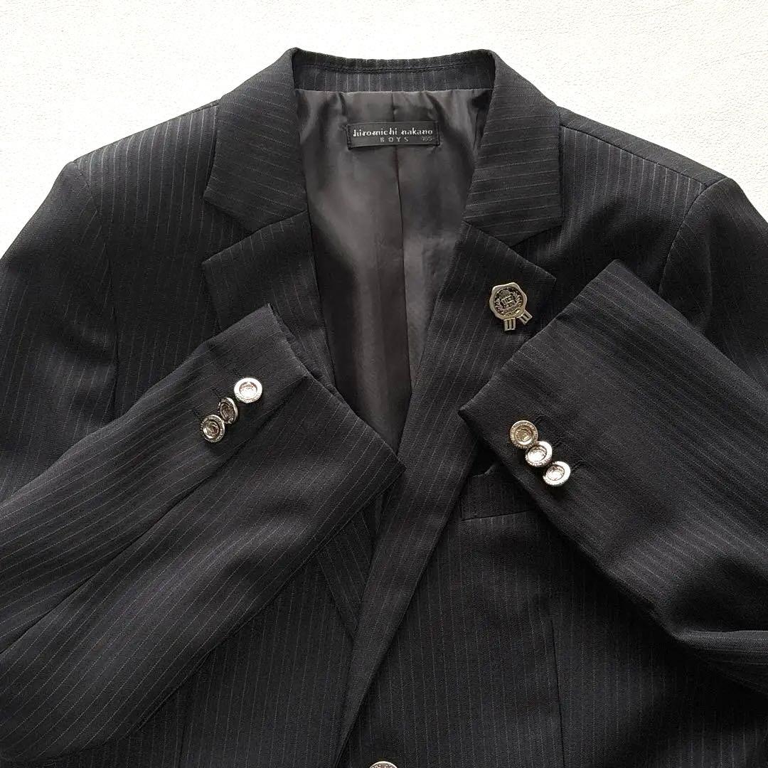 【極美品】ヒロミチ ナカノ 男の子 黒 セットアップ 卒服5点セット 165㎝