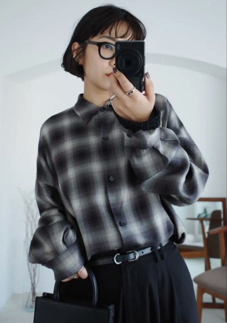 トップス RIM.ARK Check pattern SH