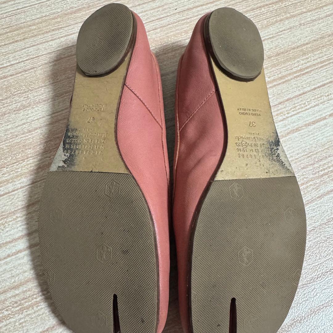 美品 Margiela Tabi マルジェラ タビバレエ ピンク37
