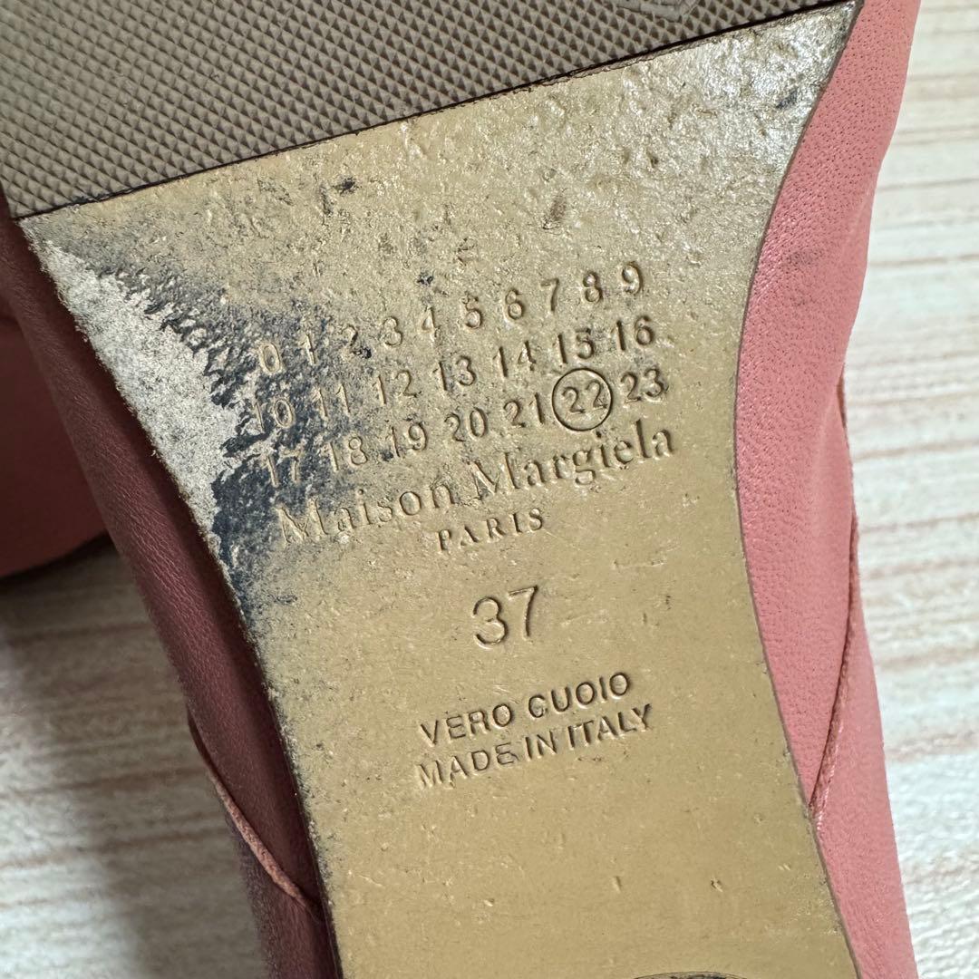 美品 Margiela Tabi マルジェラ タビバレエ ピンク37