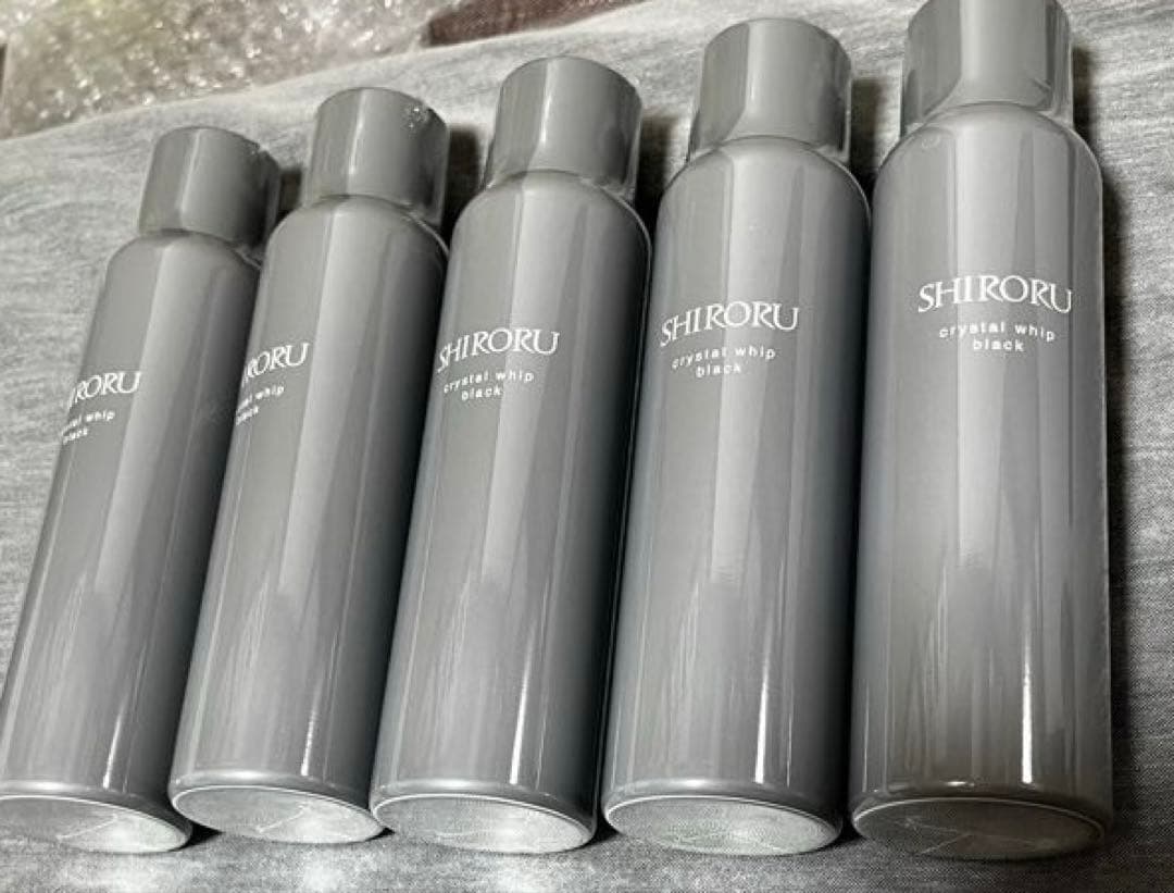 SHIROKU クリスタルホイップブラック120g 5本セット