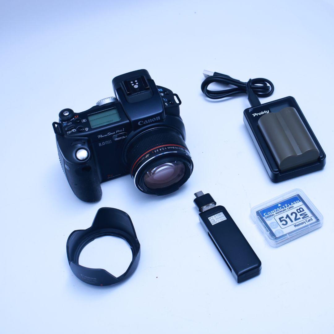 スマホ転送可 Canon PowerShot Pro1 CFカード他付き