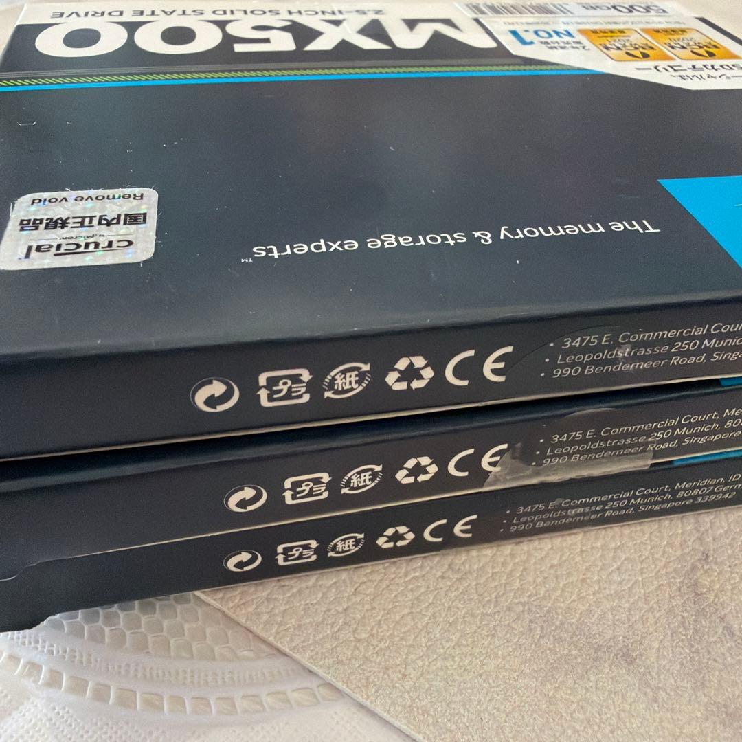 rifurifu【新品】Crucial MX500 500GB ３つセット