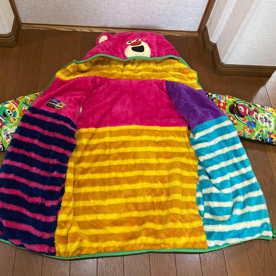 カラフルキャラクター フリースジャケット 160㎝　M リバーシブル