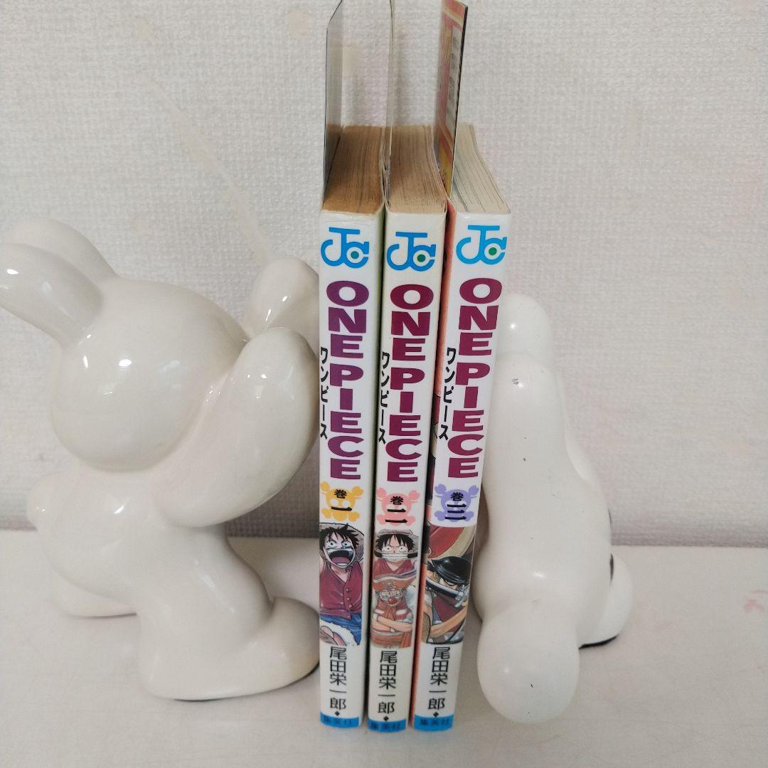 希少　ONE PIECE 1～3巻　初版　コミックニュース付き