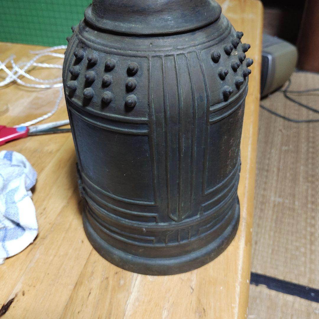 半鐘 アンティーク 金属製 約20cm