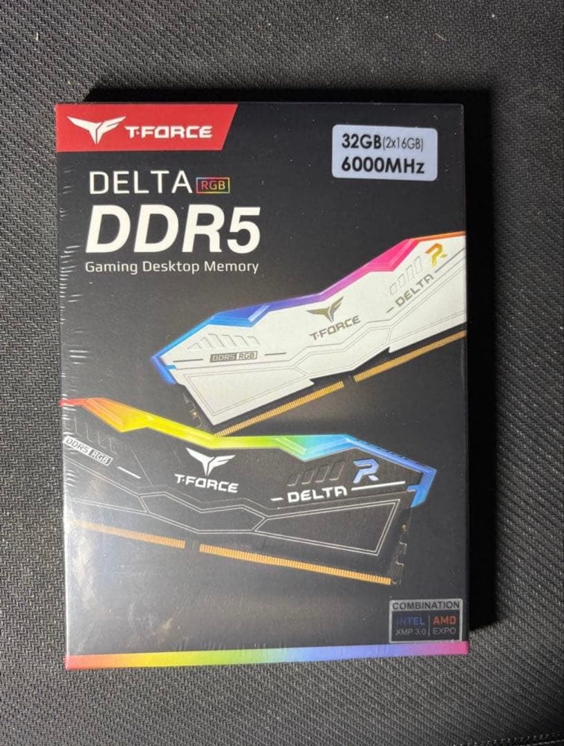 メモリー T-FORCE DELTA RGB DDR5 32GB