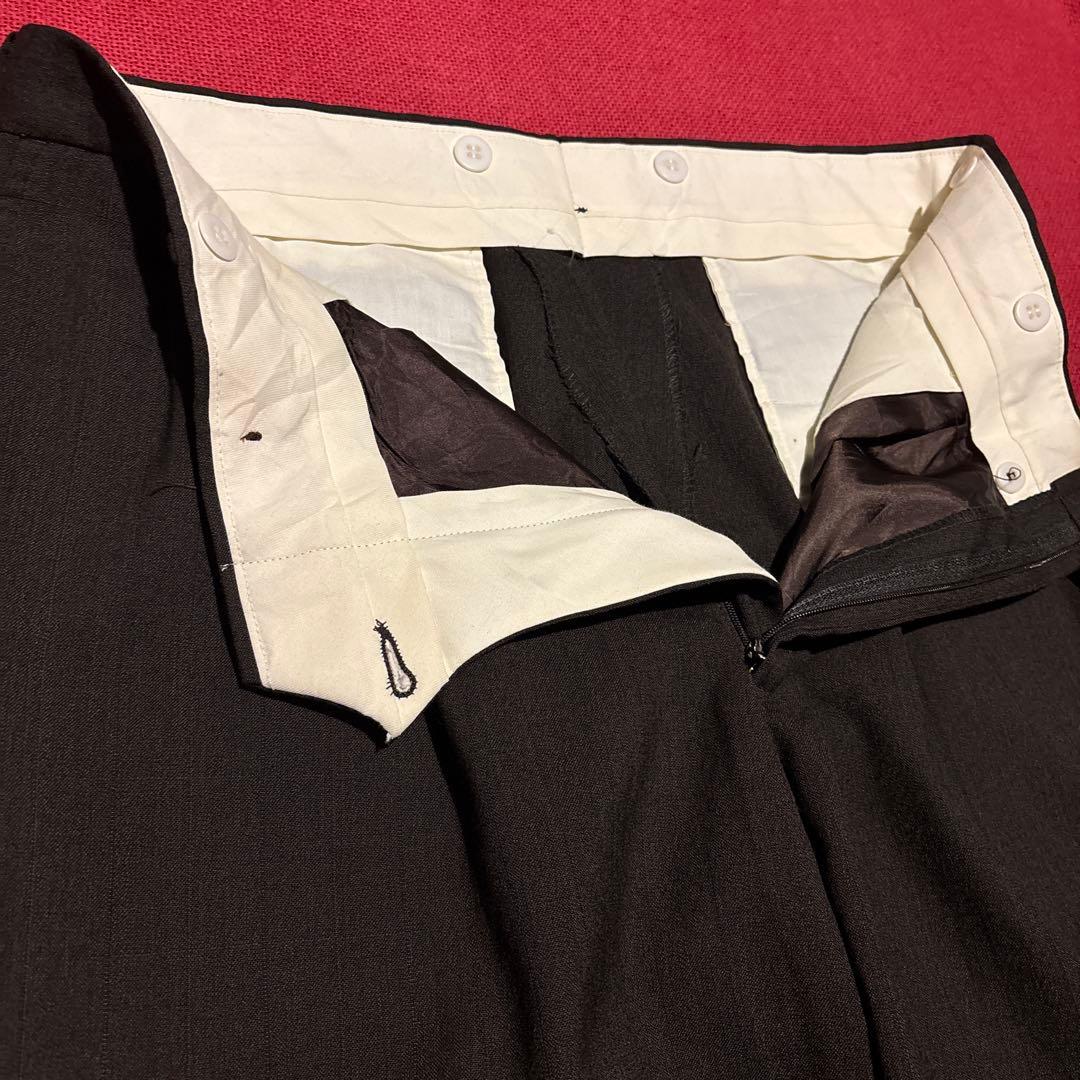 70s80sオールド スラックス ダブル 極太 ワイド　50s60s