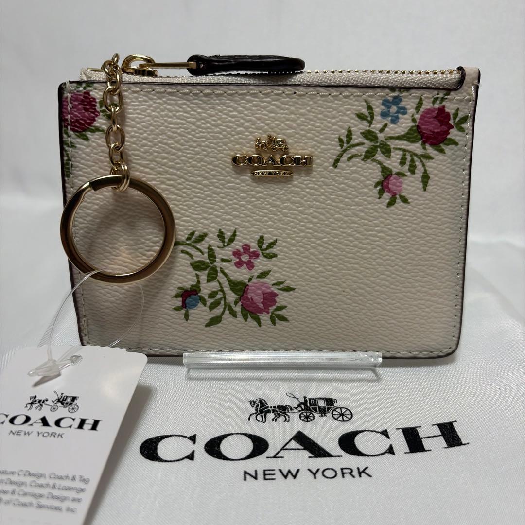 未使用　コーチ　COACH　/カード/パスケース　コンパクト財布　タグ付き