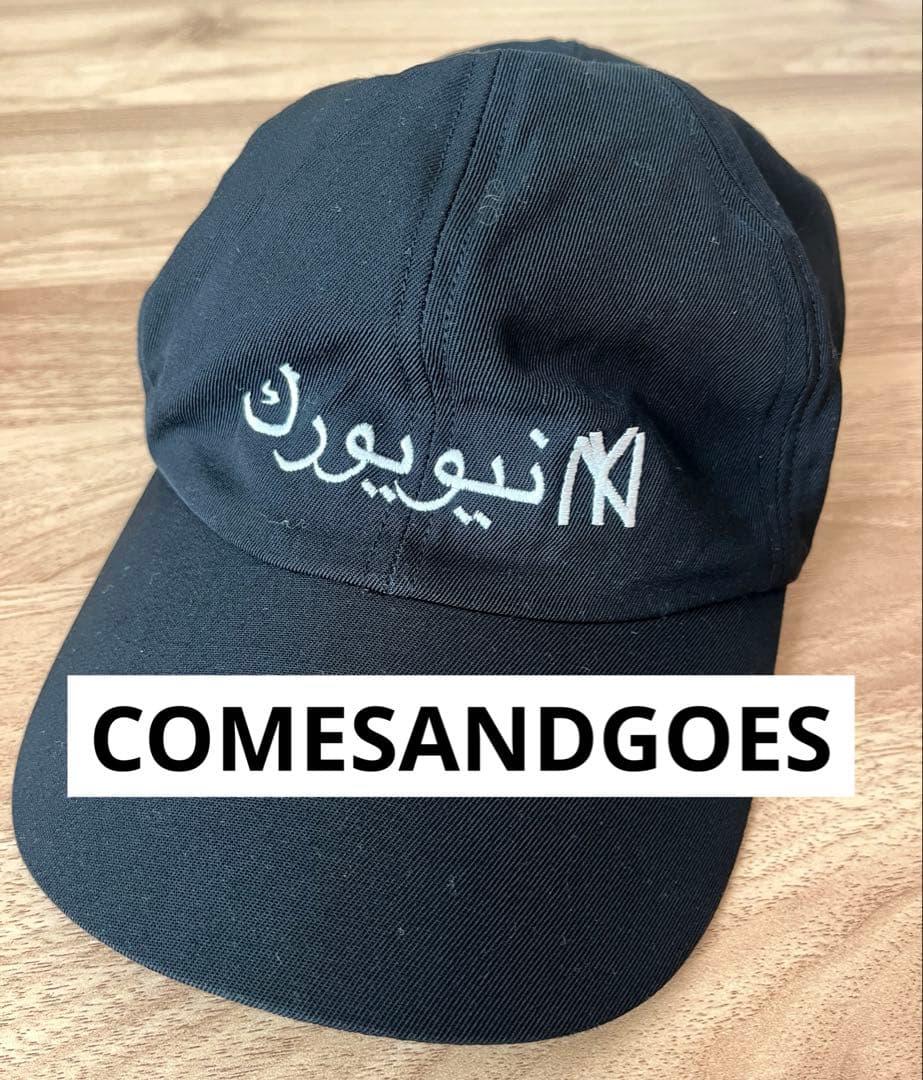 comesandgoes cap ny　ブラック
