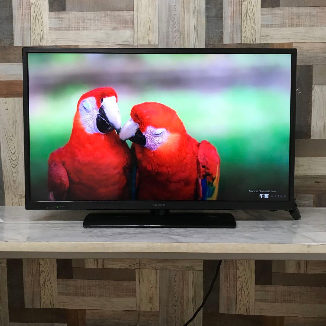 再日受渡❣️全国送料込シャープAQUOS40型液晶テレビ外付けHDD録画対応