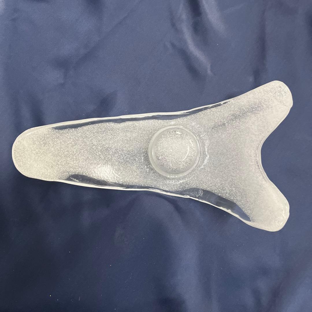 池坊 生け花 ガラス花器 華道 三つ足 立体的