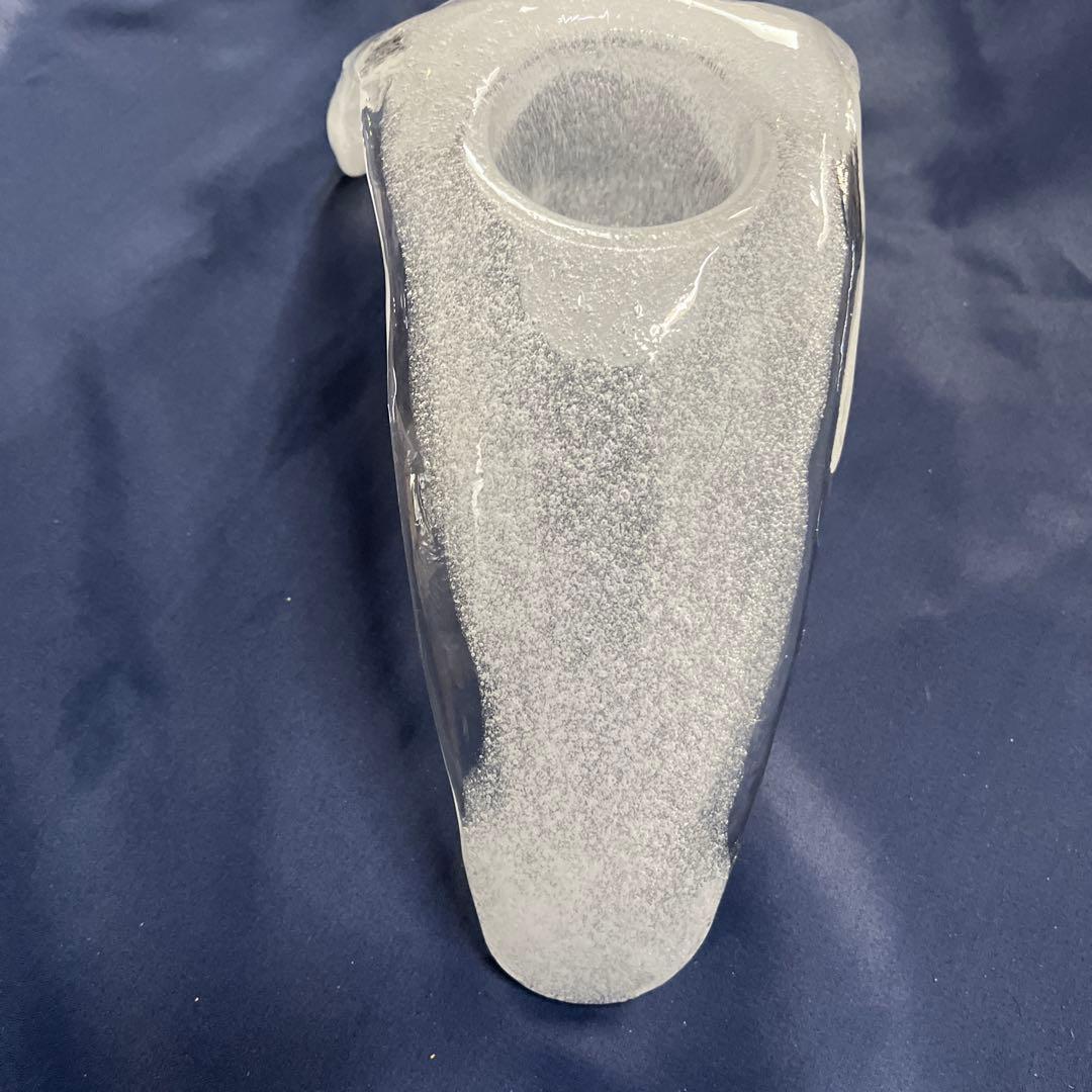 池坊 生け花 ガラス花器 華道 三つ足 立体的