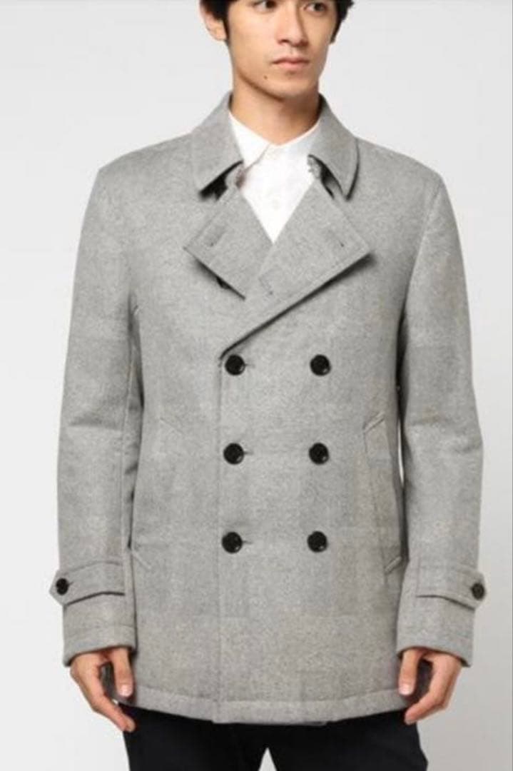 芝様用　美品★CREST BRIDGE チェックウールPコート