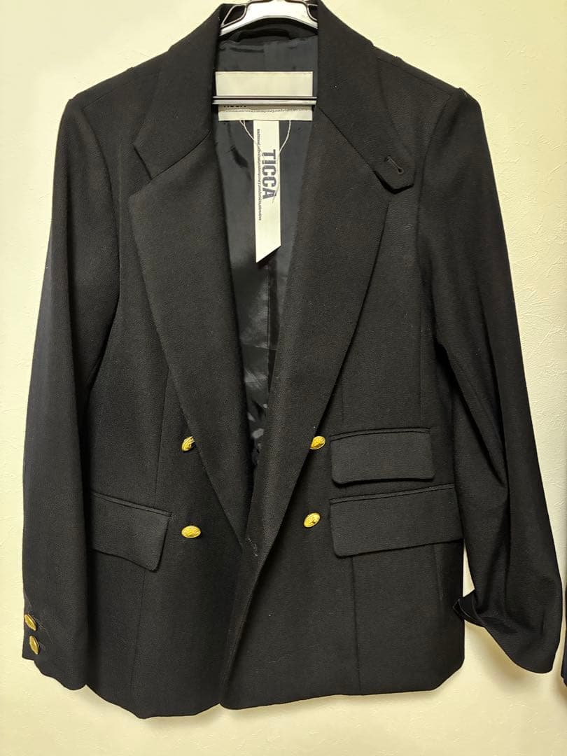 マーガレットさん専用　TICCA ダブルジャケット(黒)