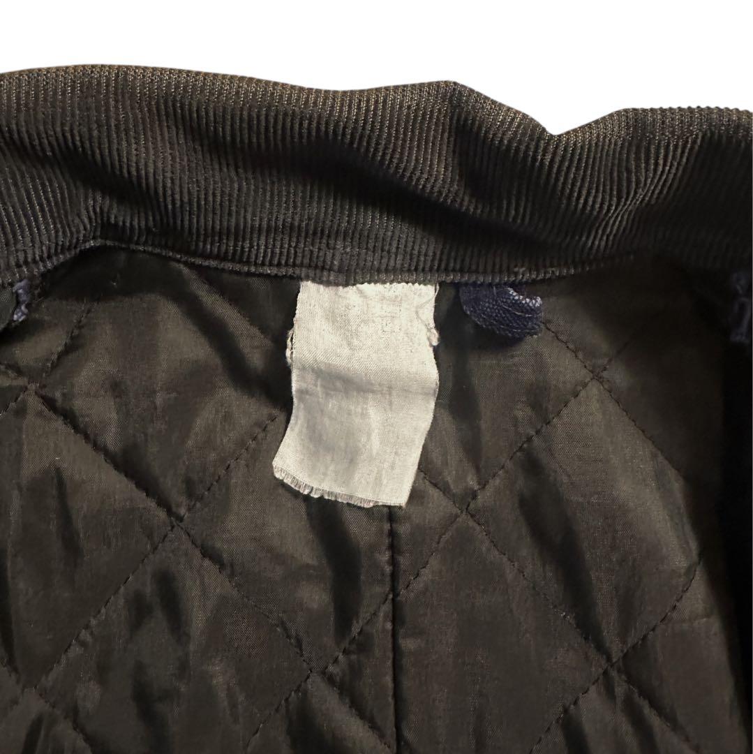 激レア 80s 90s カーハート チョアコート ネイビー 裏地キルティング L