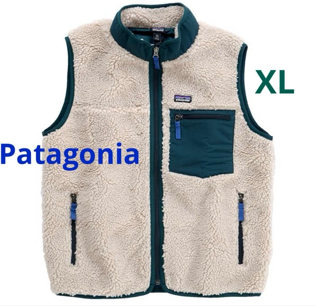 パタゴニア　キッズ　レトロX　フリースボア ベスト　XL(レディースM)