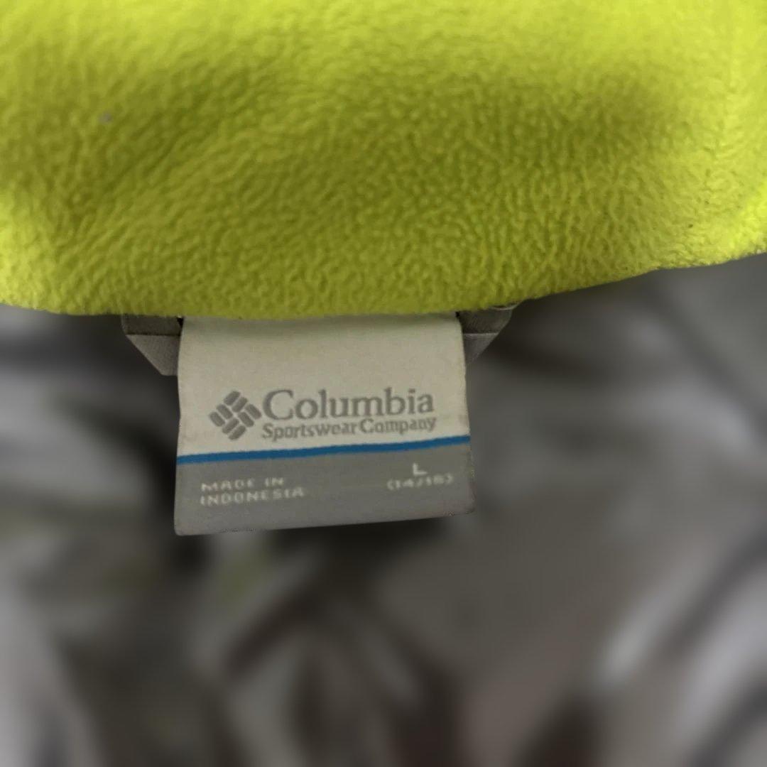 Columbia 子供用フード付きジャケット ネイビー/グレー　上160下150