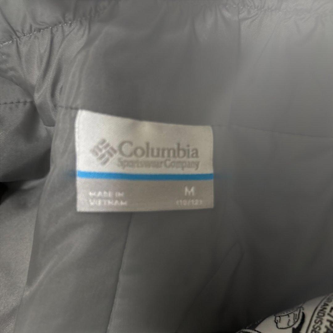 Columbia 子供用フード付きジャケット ネイビー/グレー　上160下150