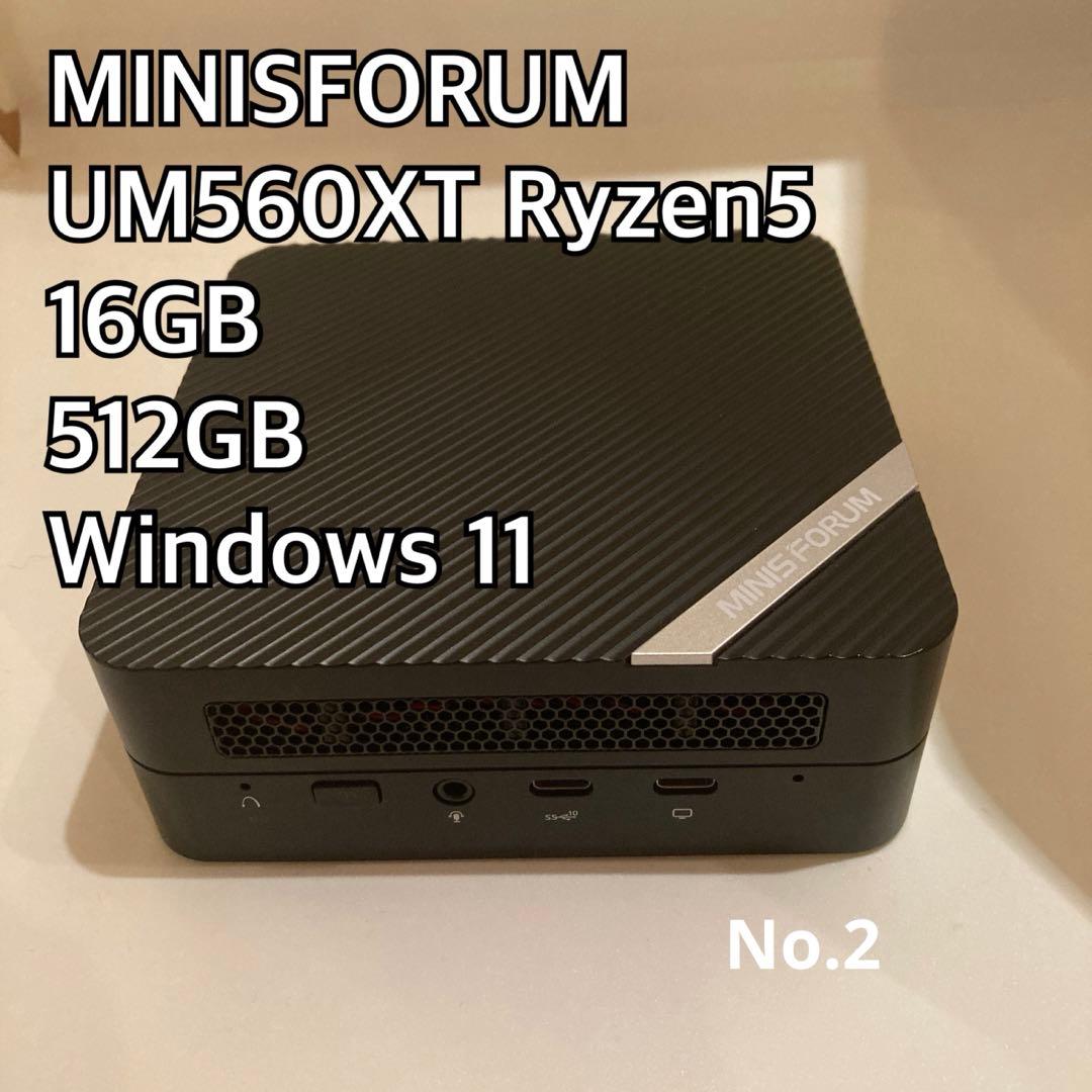 い*ー様 MINISFORUM Ryzen5 5600H 16GB 512G W