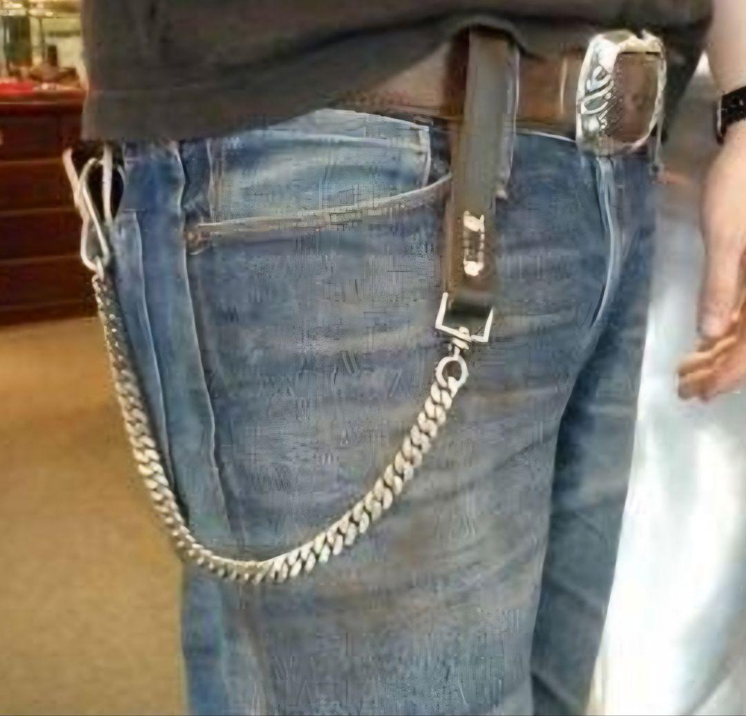 テンダーロインウォレットチェーン シルバー 925コードバンTENDERLOIN