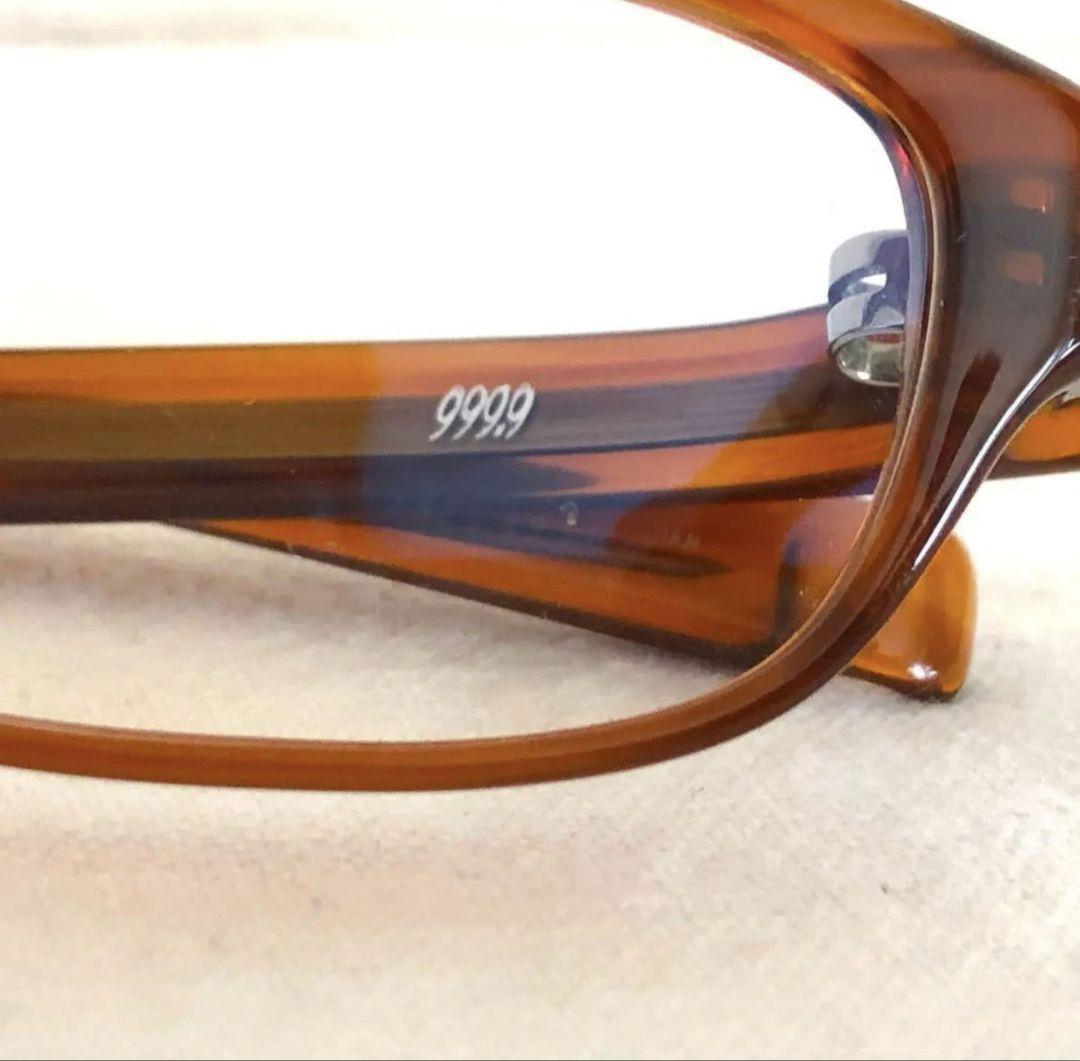 999.9（フォーナインズ）NP-18／619（フローオレンジ）度入りレンズ