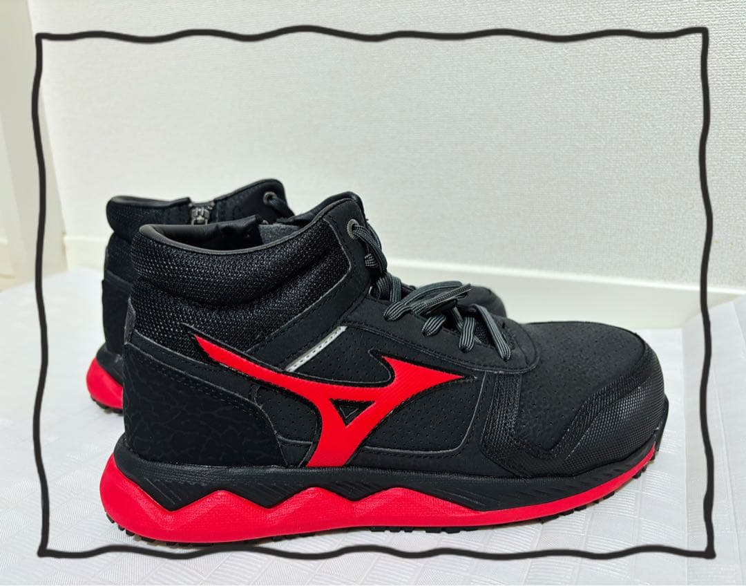 村*A様 ミズノ　MIZUNO　オールマイティ　ZW43H　ブラックXレッド　安