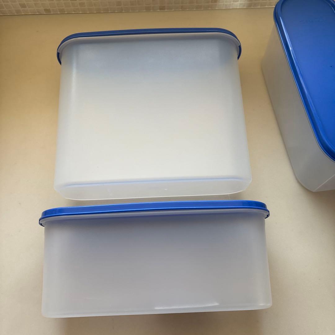 タッパーウェア スーパーオーバル #2 ×4 #4 ×1 5個セット