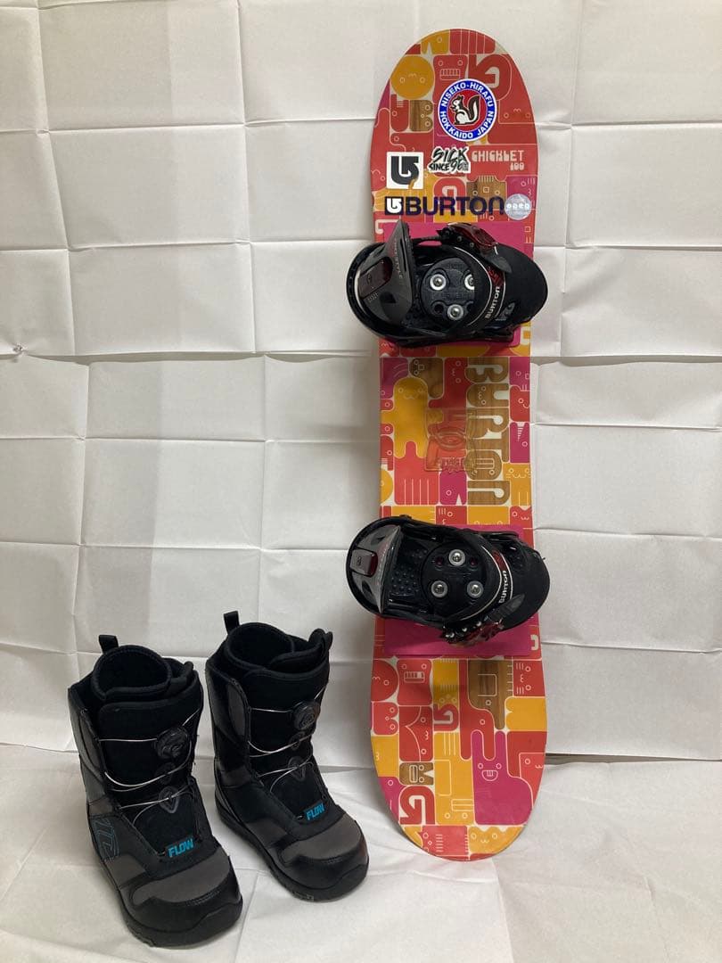 ◽️ジュニア ◽️スノーボード98cmバートン◽️ブーツ19.0cm ◽️BOAシステム