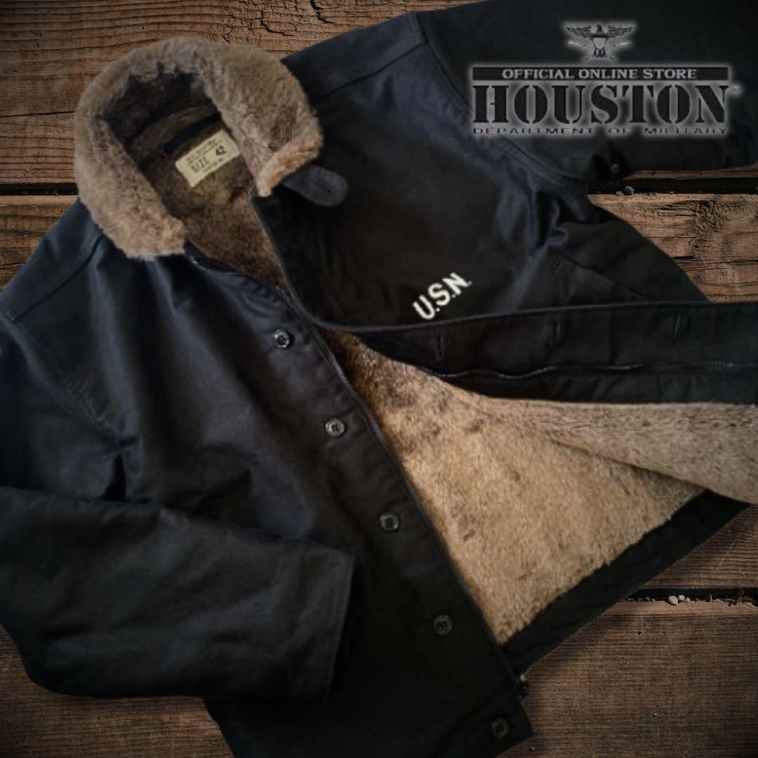 『42サイズ人気美品◎』HOUSTON（ヒューストン）N-1デッキジャケット