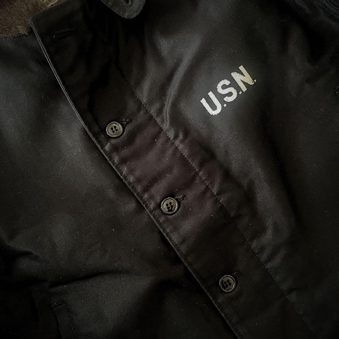 『42サイズ人気美品◎』HOUSTON（ヒューストン）N-1デッキジャケット