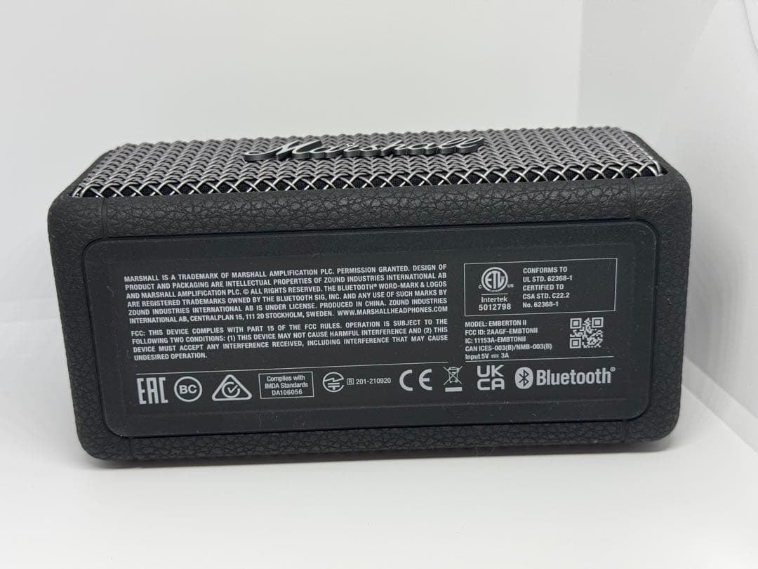 【美品】正規品　marshall EMBERTON II シルバー