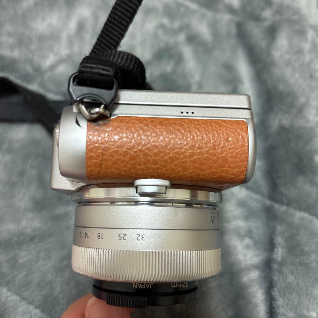 【ジャンク】LUMIX DMC-GF7 ブラウン｜望遠レンズ＋充電器付