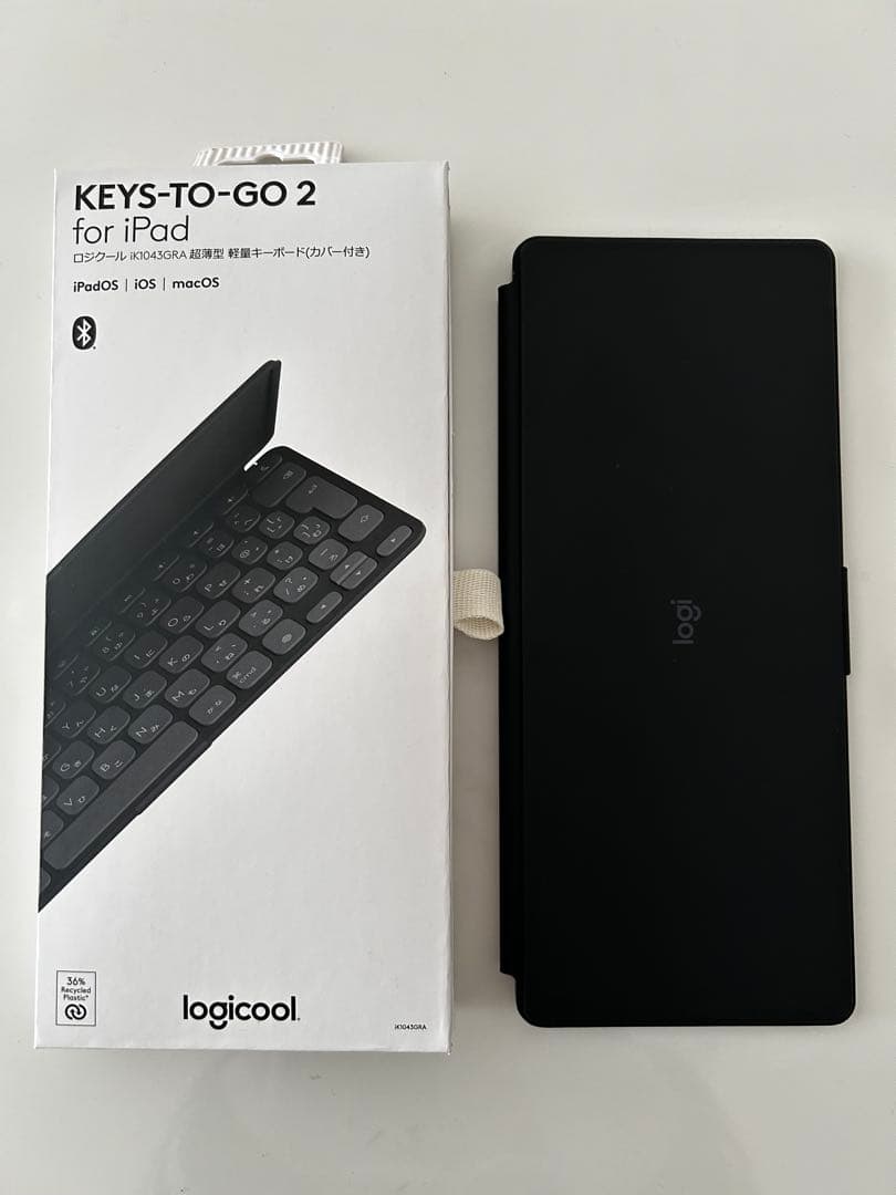 logicool KEYS-TO-GO 2 ブラック 超薄型 軽量キーボード