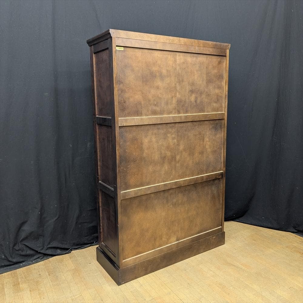 北海道民芸家具　樺　カバ材　無垢　本棚　本箱　書棚　キャビネット　ブックシェルフ