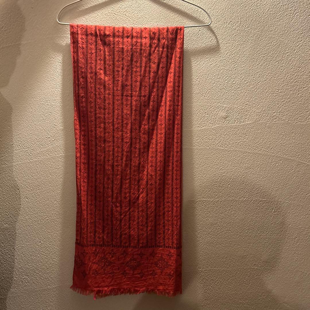 美品　RRLダブルアールエル　大判ストール