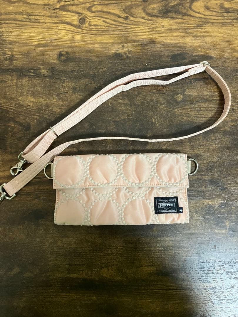 ミナペルホネン ポーター ウォレット ショルダーバッグ タンバリン