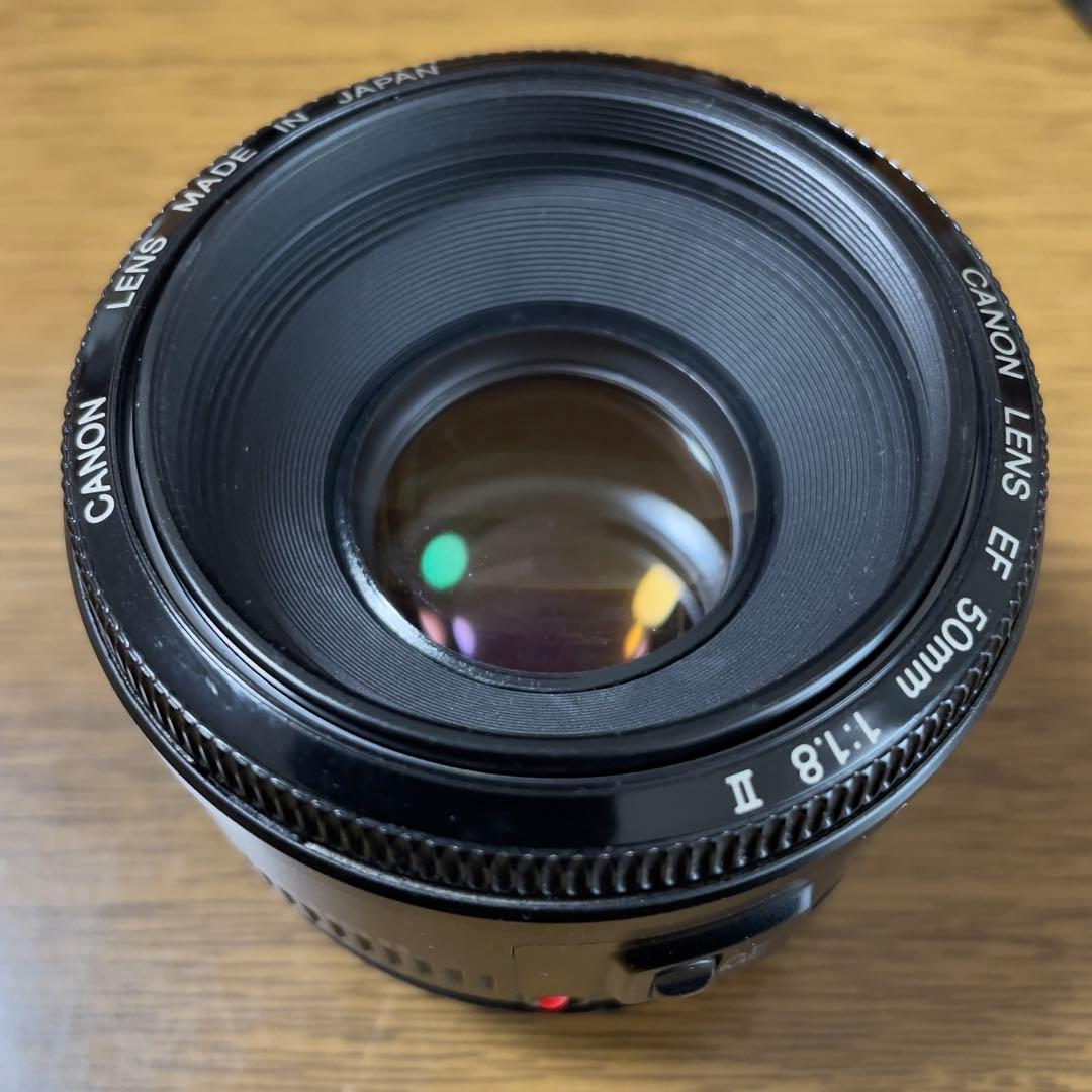 Canon キヤノン EF 50mm f/1.8 Ⅱ フード付き