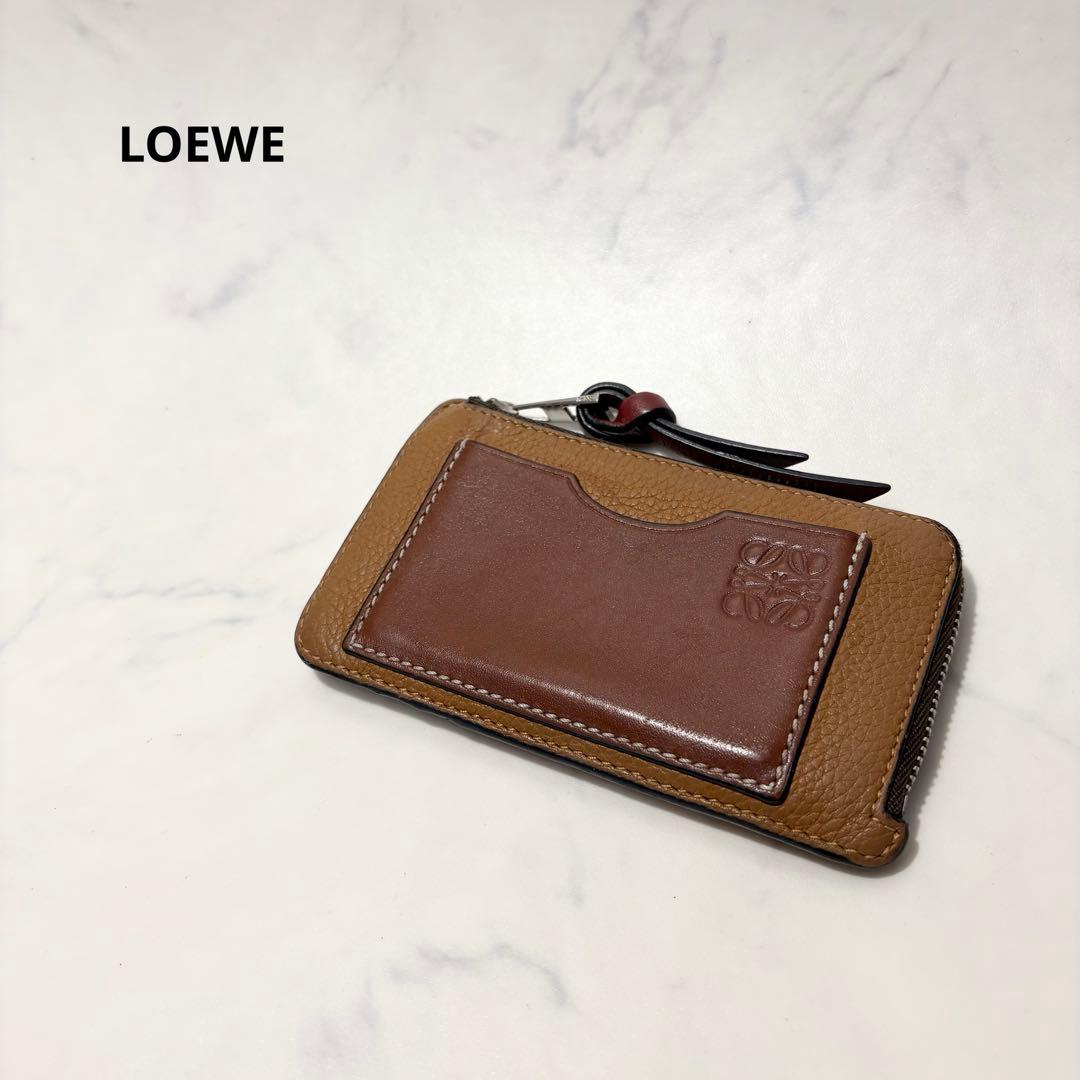【美品】LOEWE ロエベ　カードホルダー　フラグメントケース　カード