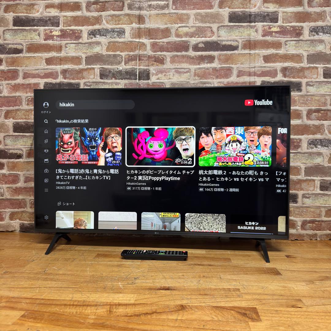 LG 43V型 4K液晶テレビ 43UM7300EJA スマートテレビ アプリ○