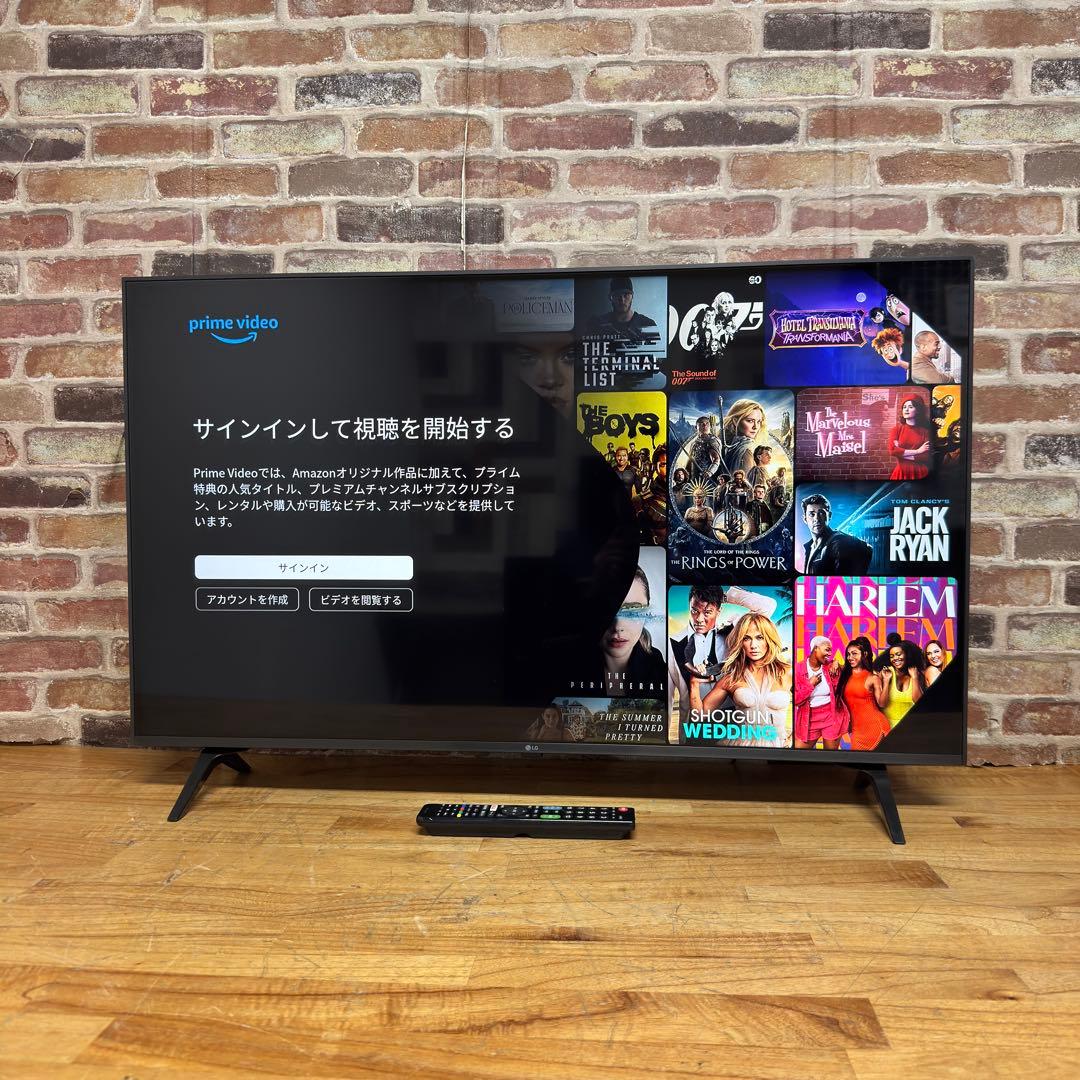 LG 43V型 4K液晶テレビ 43UM7300EJA スマートテレビ アプリ○