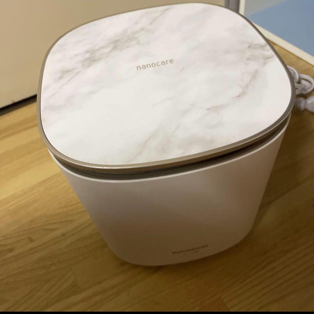 nanocare フェイススチーマー ホワイト/マーブル