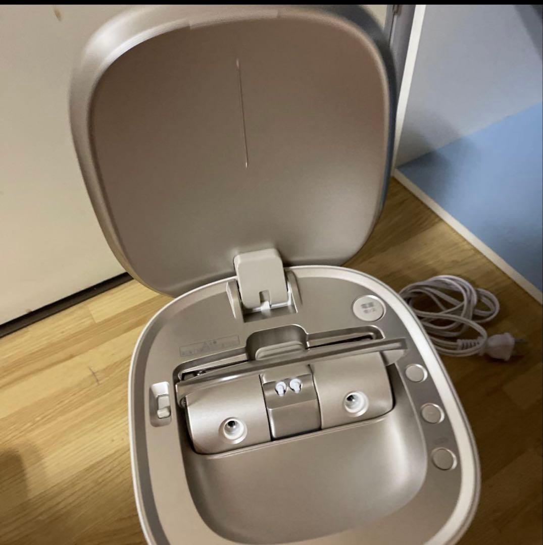 nanocare フェイススチーマー ホワイト/マーブル