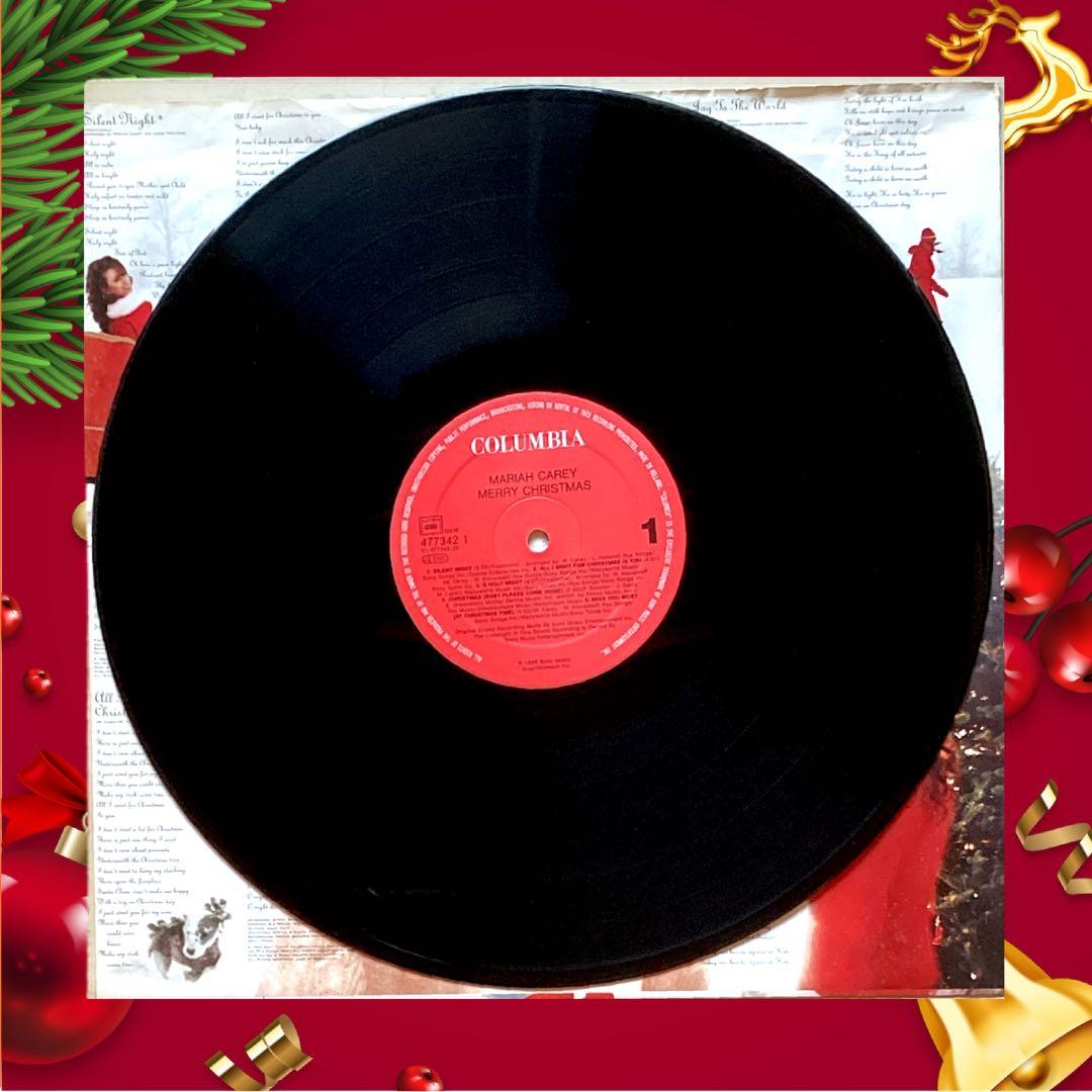 マライア・キャリー Merry Christmas 94年 EU盤 LP
