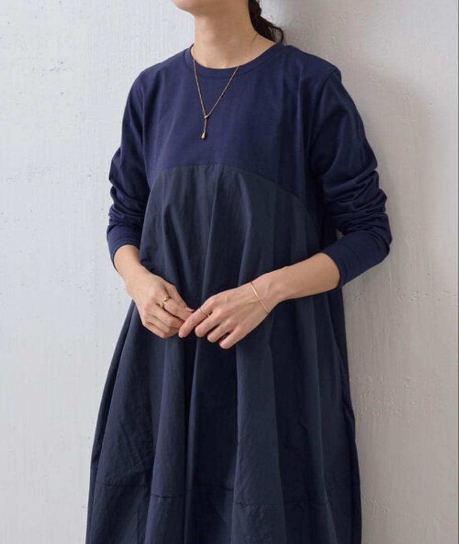 BEARDSLEY マルワンピ　0 ネイビー