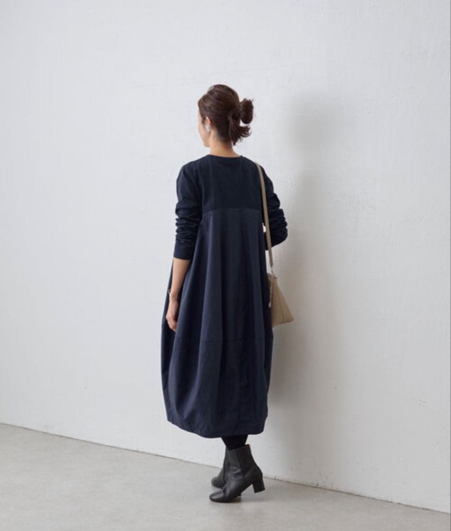 BEARDSLEY マルワンピ　0 ネイビー