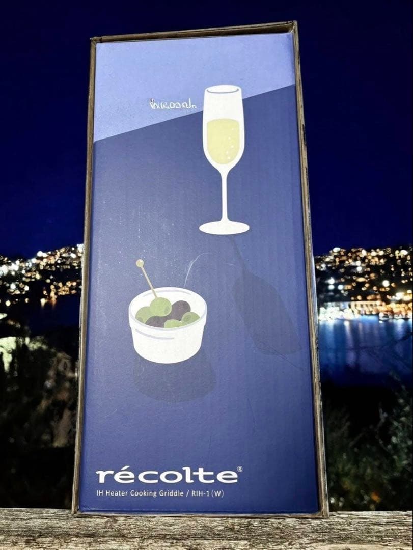 レコルト 卓上IHクッキンググリドル RIH-1(W)