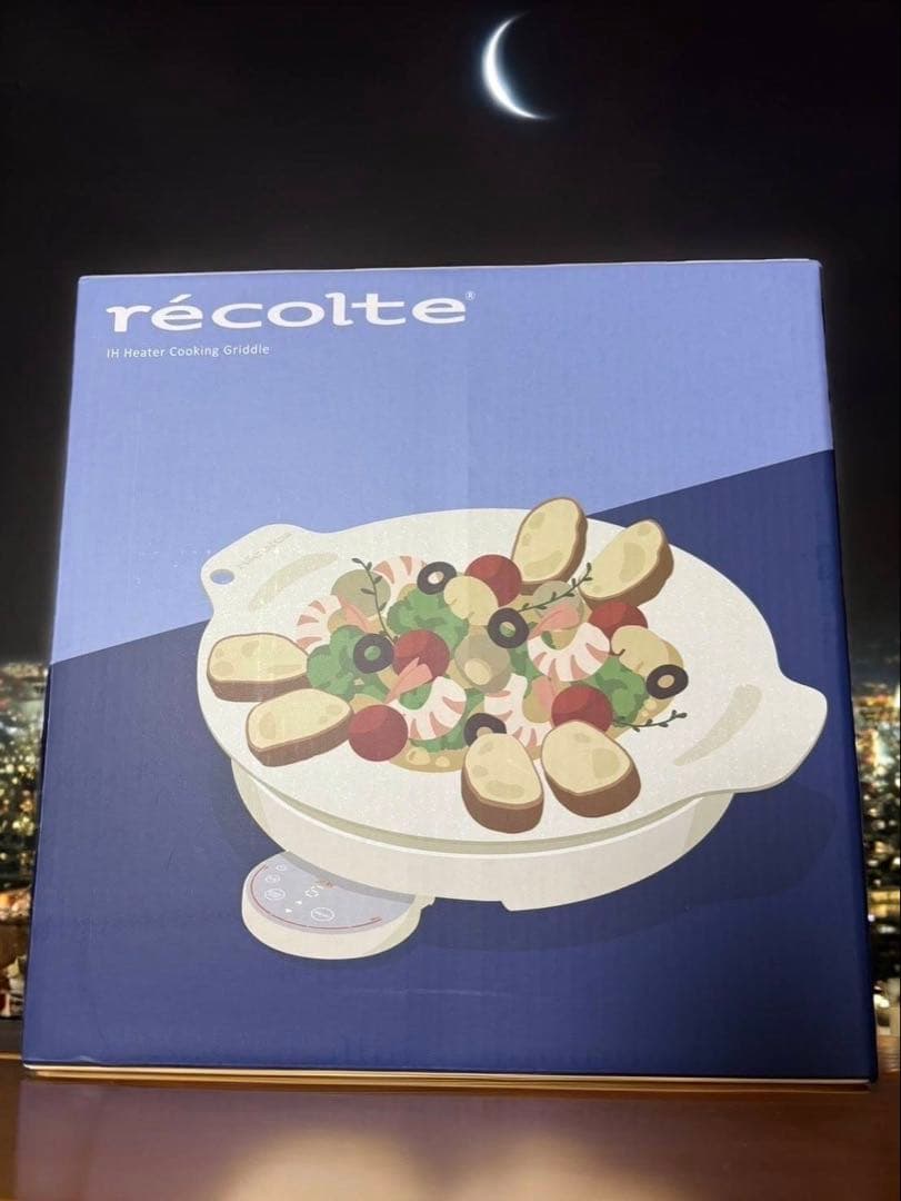 レコルト 卓上IHクッキンググリドル RIH-1(W)