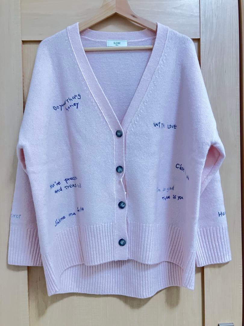 スローブイエナ　embroidery カーディガン